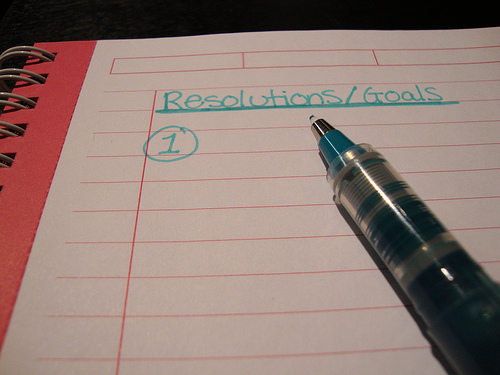 Resolutions and goals / edonahue